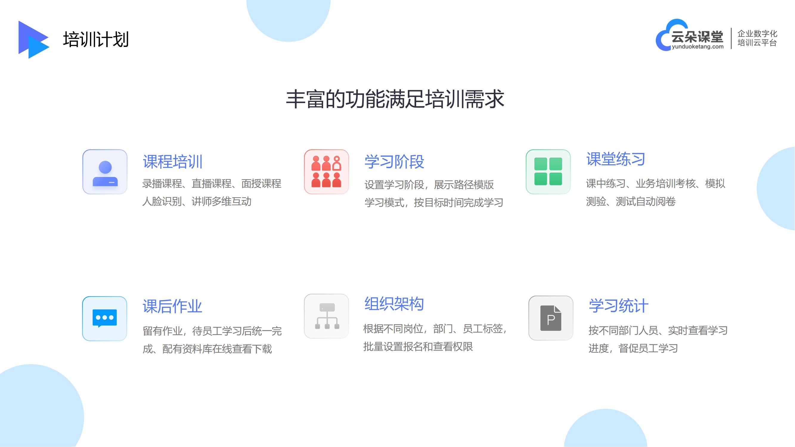 用來(lái)教學(xué)的軟件-企業(yè)線上培訓(xùn)平臺(tái)-云朵課堂 適合在線教學(xué)的軟件 線上培訓(xùn)平臺(tái)有哪些 第6張